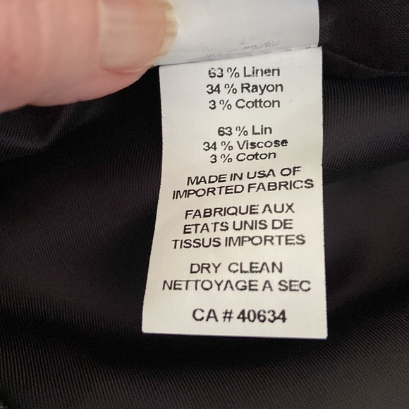 Marc Jacob’s EUC Linen Fully Lined Double Breasted Jacket - Picture 10 of 16